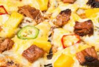 Tropical BBQ Pulled Pork Pizza