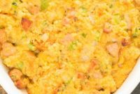 Smoky Cornbread Sausage Stuffing