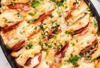 Bubble Up Pizza Biscuit Bake