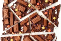 Spooktacular Halloween Candy Bark