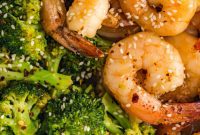 Lemon-Garlic Shrimp and Broccoli