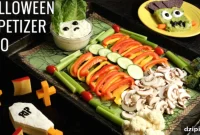 Festive Halloween Veggie Trio Ideas