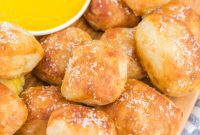 Golden Air Fryer Pretzel Bites