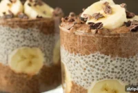 Luscious Banana Cacao Chia Parfait