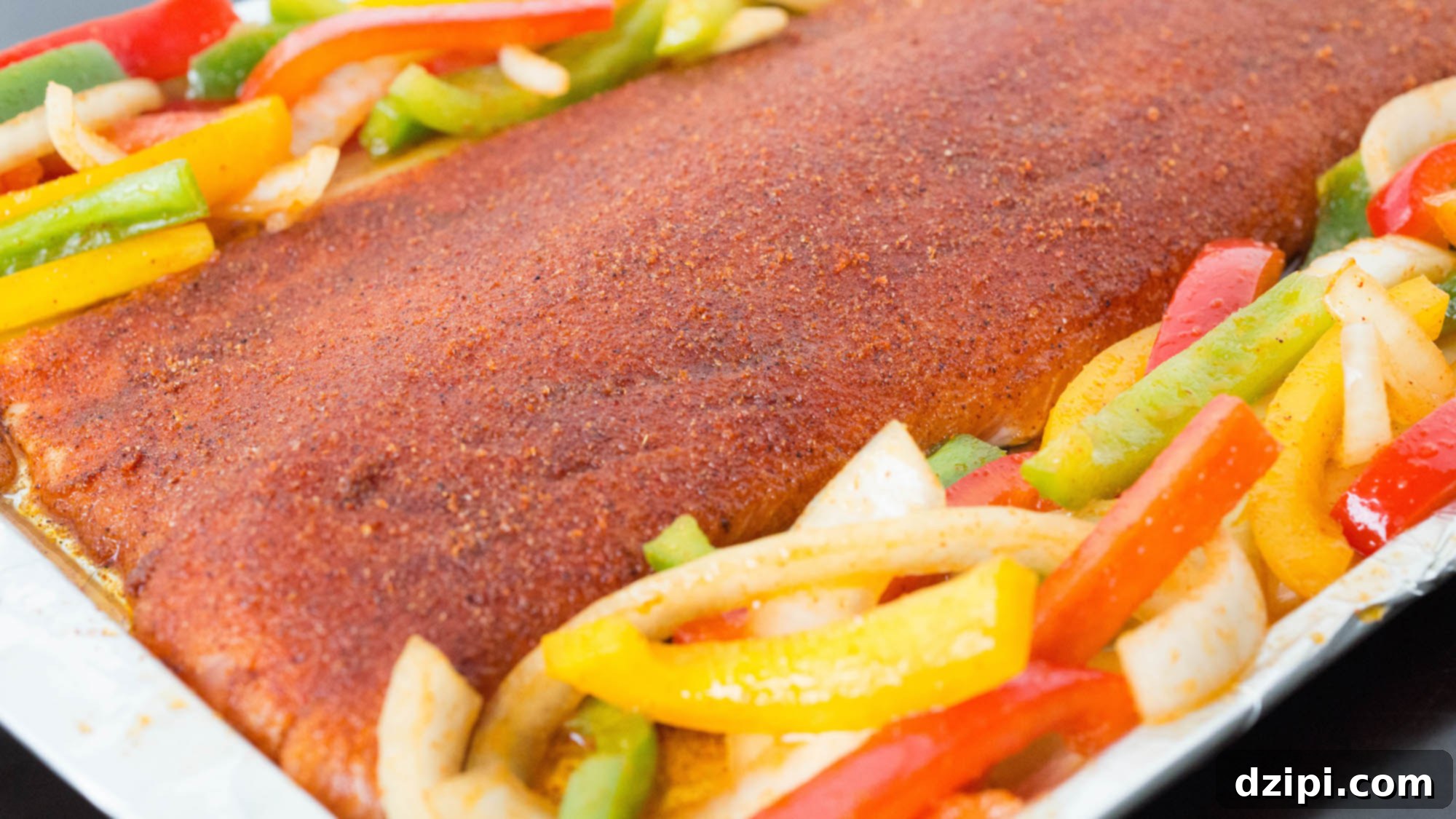 One-Pan Zesty Salmon Fajitas 1 featured 3170