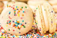 Festive Funfetti Birthday Macarons