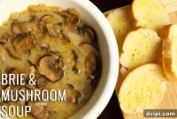 Slow Cooker Mushroom Brie Delight