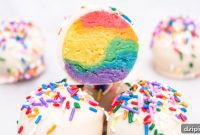 Whimsical Rainbow Cake Truffles