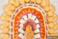 Festive Turkey & Cheese Charcuterie Board