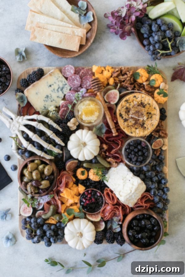 Bewitching Bites 17 Elegant Halloween Meat & Cheese Board Appetizer