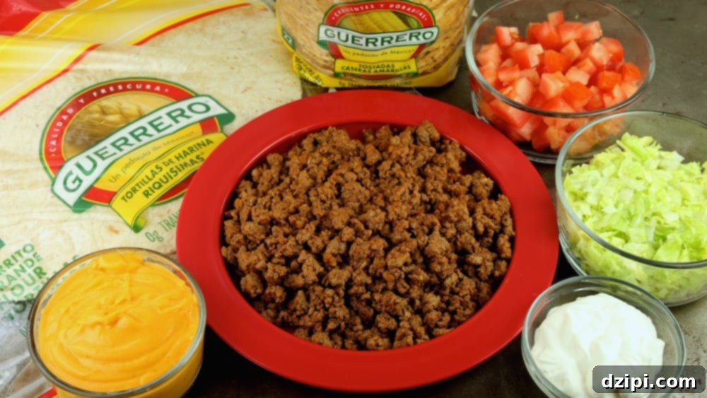 Homemade Crunchwrap Supreme Ingredients - All you need for a delicious copycat.