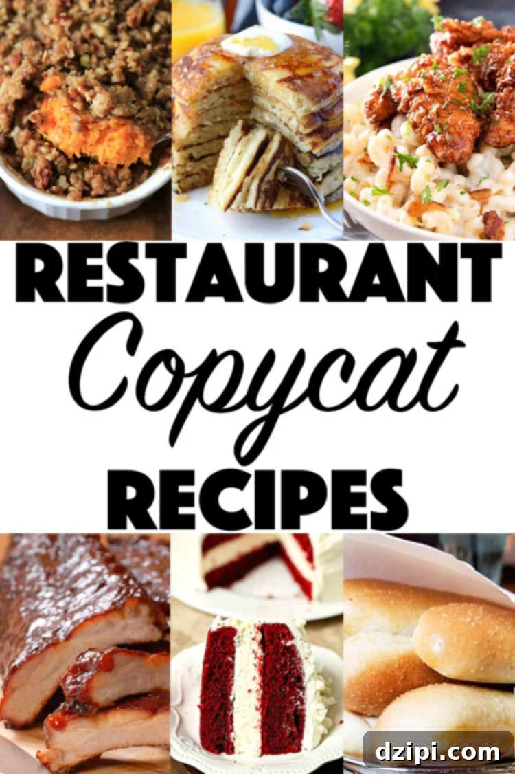 Clone Your Favorite Restaurant Meals At Home 2 Restaurant Copycat Recipes