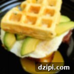 Cheddar Waffle BAE Breakfast Sandwich thumbnail
