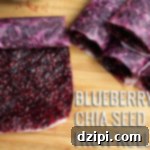 Homemade Blueberry Chia Seed Fruit Roll Ups 5 Blueberry Chia Seed Fruit Roll Ups