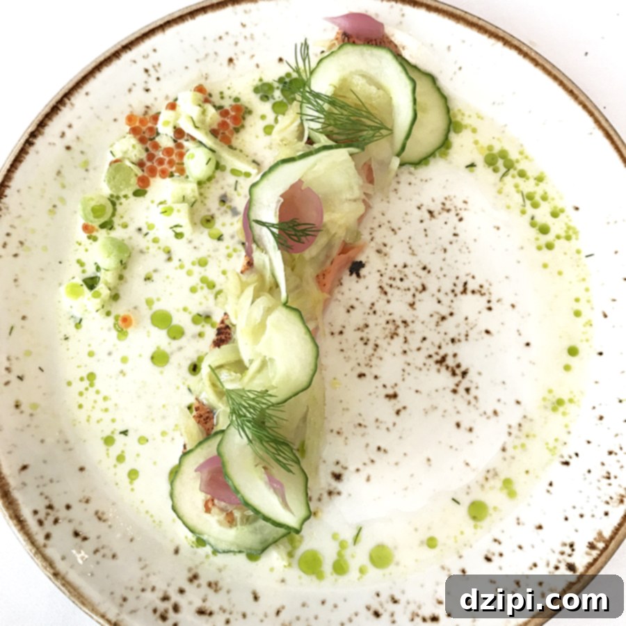 Exquisitely presented arctic char, a highlight at Lava Restaurant in the Blue Lagoon.