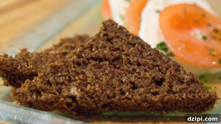Geysir bread with fresh mozzarella and tomatoes, an appetizer at Vogafjos Cow Cafe.