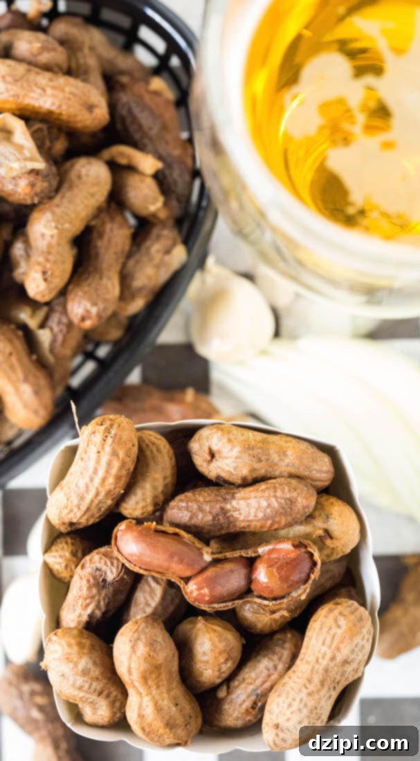 Crock Pot Beer Boiled Garlic Peanuts - Our Best Game Day Recipes