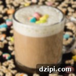 Lucky Charms Cereal Milk Latte