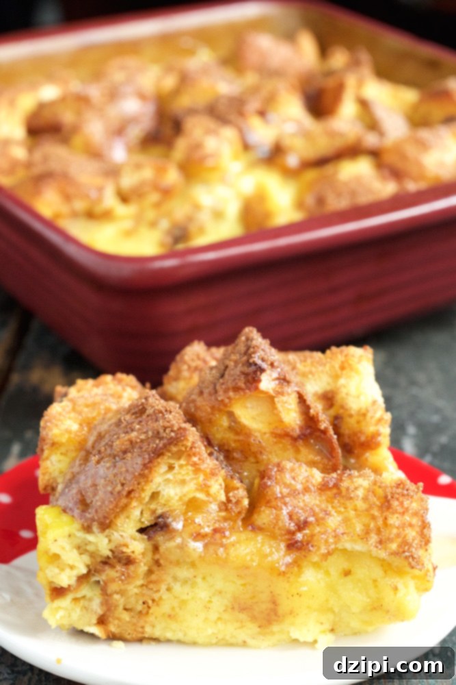 Luxurious Panettone & Brioche Eggnog French Toast Bake
