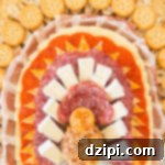 Thanksgiving Turkey Charcuterie Board