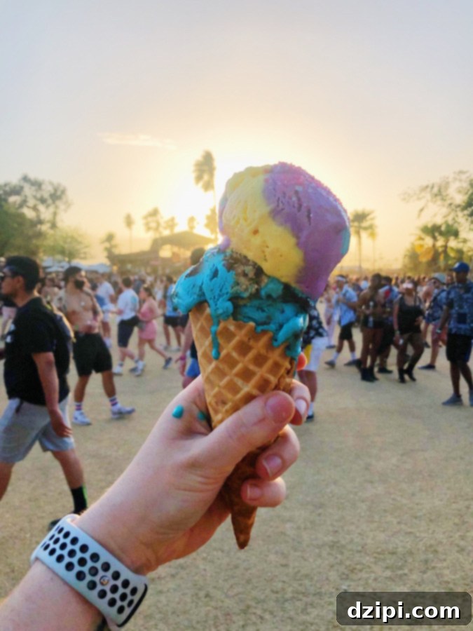 Coachella Eats and Sips 3 After's Ice Cream - Coachella Food: Innovative and Instagram-Worthy Desserts