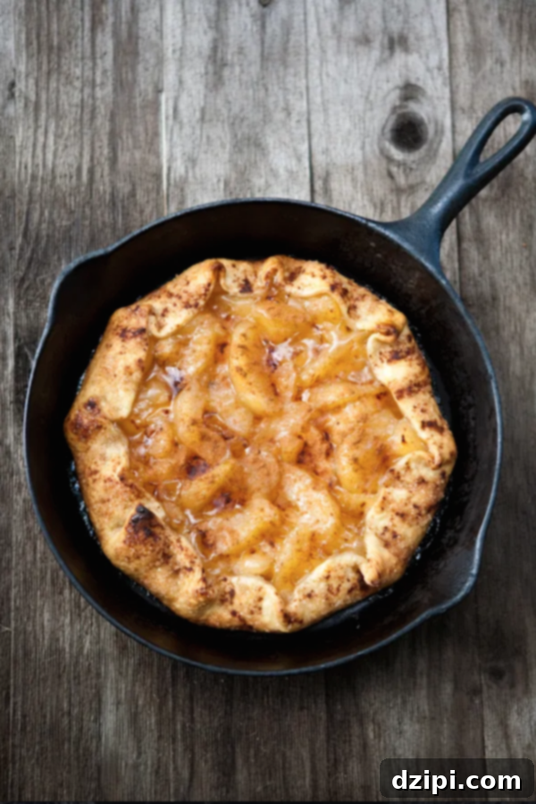 Sun-Kissed Grill Feasts 40 Grilled Apple Galette - Rustic and delicious apple pie cooked on the grill