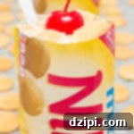 Walking Banana Pudding Recipe - Banana Pudding in Mini Nilla Wafer Bags, showing off its delicious layers.